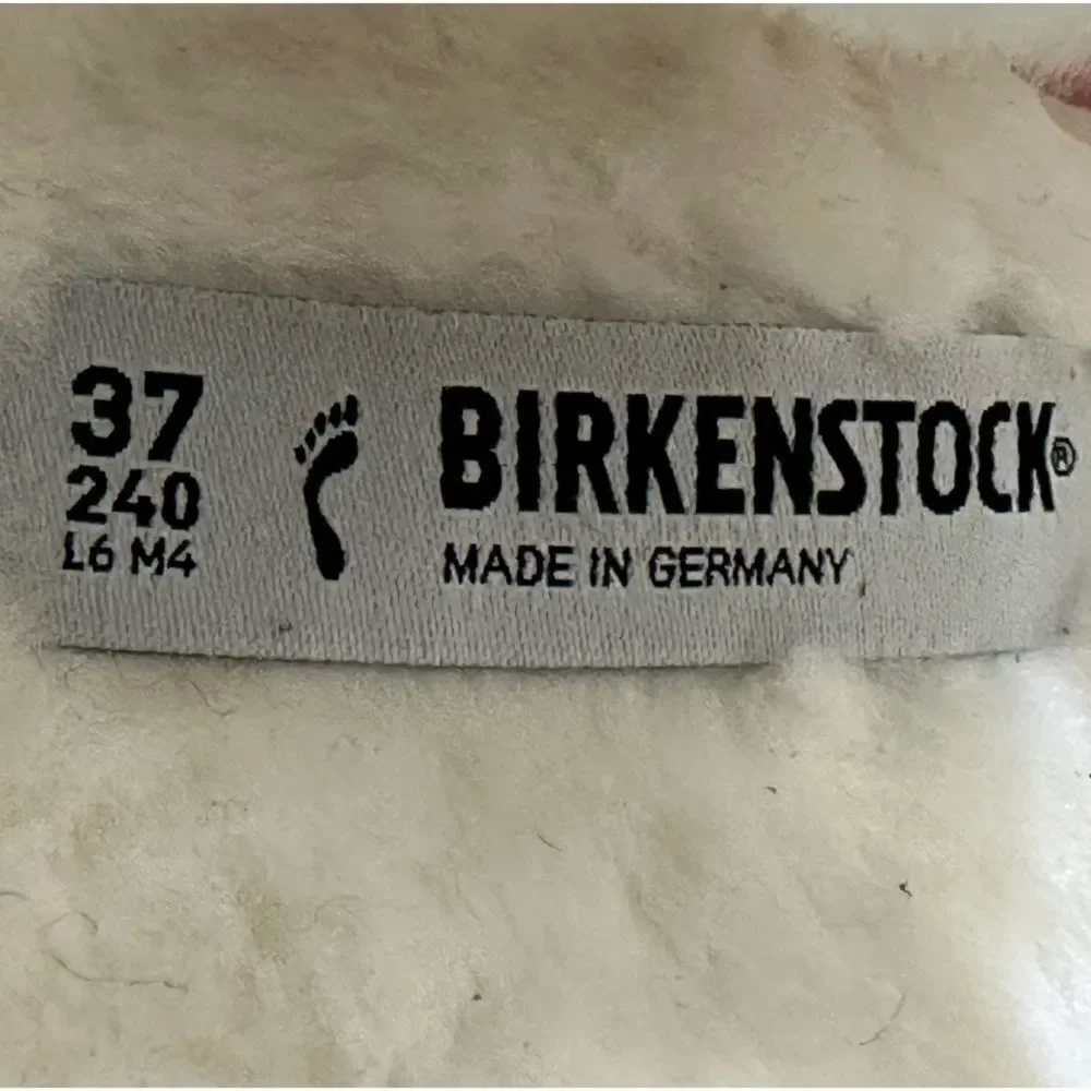 Birkenstock Arizona Shearling Suede Sandals Mountain View Green EU 37 US W6